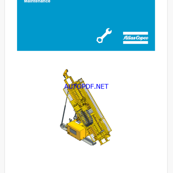 Atlas Copco Diamec PHC 8 Maintenance Manual