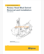 Epiroc IBH10 Blast Hole Drills Component Removal and Installation Instructions