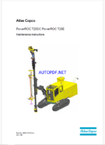 Atlas Copco PowerROC T25DC PowerROC T25E Maintenance Manual