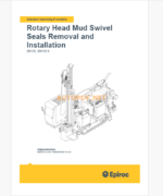 Epiroc IBH10 Blast Hole Drills Component Removal and Installation Instructions