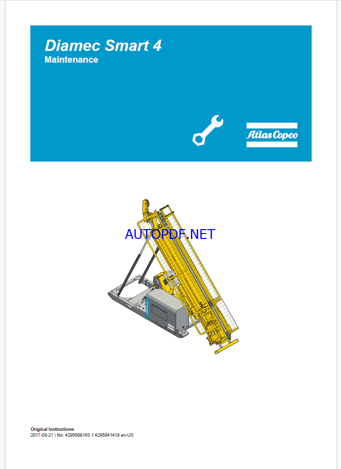 Atlas Copco Diamec Smart 4 Maintenance Manual