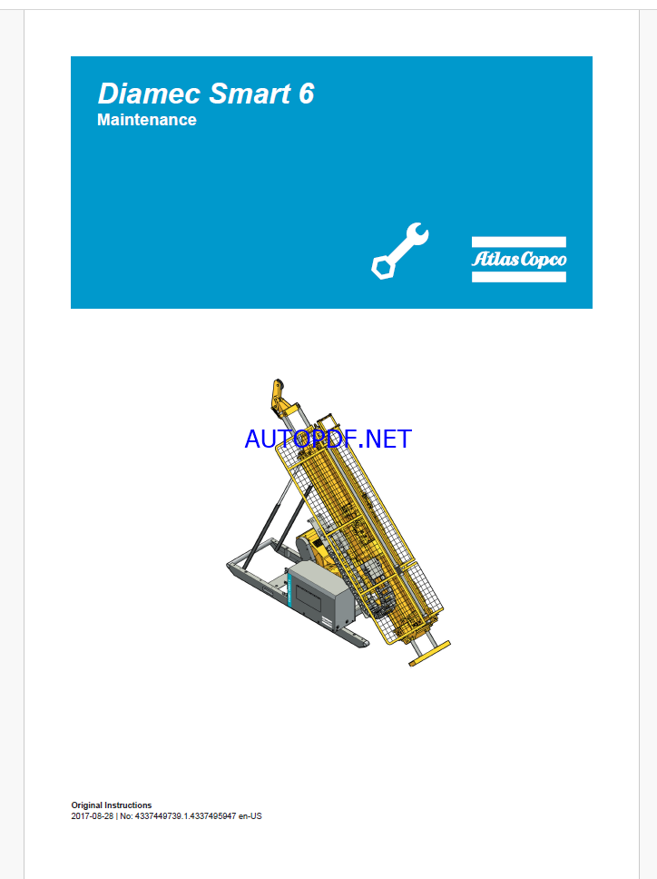 Atlas Copco Diamec Smart 6 Maintenance Manual