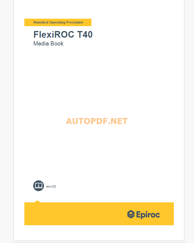 Epiroc FlexiROC T40 Component Removal and Installation Instructions