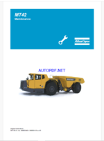 Atlas Copco MT42 Maintenance Manual