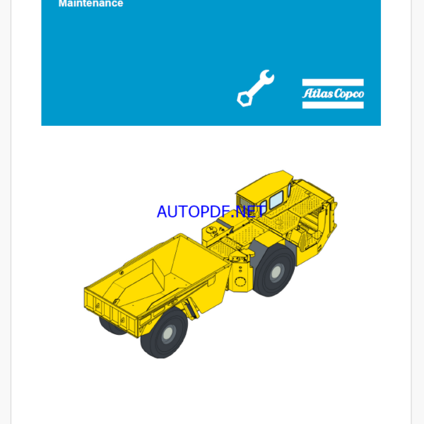 Atlas Copco MT2010 III B Maintenance Manual