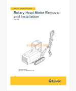 Epiroc ICM 260 Component Removal and Installation Instructions