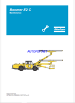 Atlas Copco Boomer E2 C Maintenance Manual