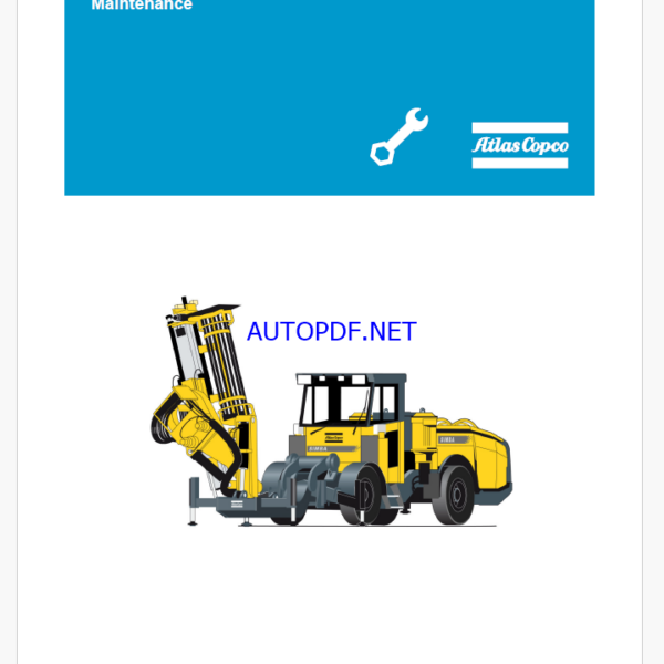 Atlas Copco Simba M6 C, L6 C Maintenance Manual