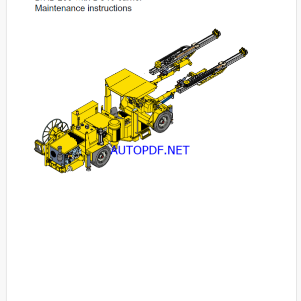 Atlas Copco B/RB 280 with DC15 carrier Maintenance Manual