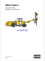 Atlas Copco Simba M7 C Mk4 Maintenance Manual