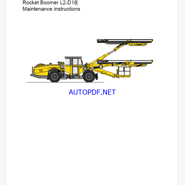 Atlas Copco Rocket Boomer L2-D18 Maintenance Manual