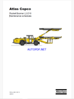 Atlas Copco Rocket Boomer L2-D18 Maintenance Manual