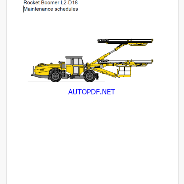 Atlas Copco Rocket Boomer L2-D18 Maintenance Manual