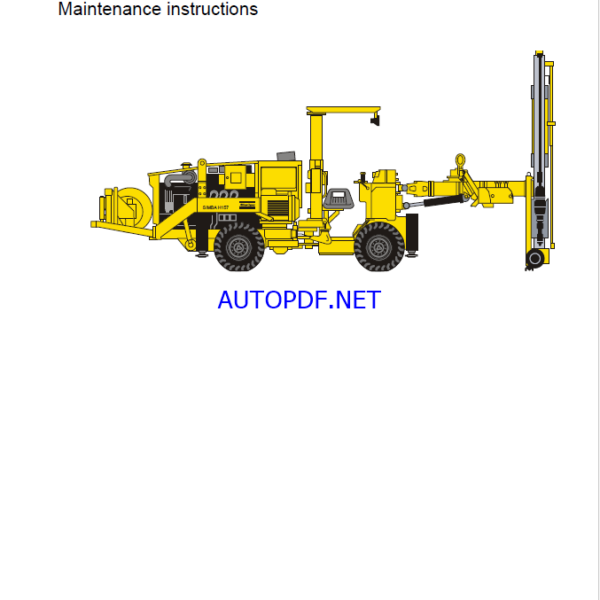 Atlas Copco Simba H157 Maintenance Manual