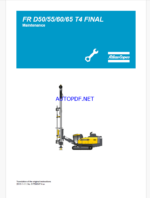 Atlas Copco FR D50/55/60/65 T4 FINAL Maintenance Manual