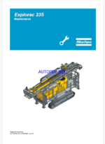 Atlas Copco Explorac 235 Maintenance Manual