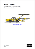 Atlas Copco Rocket Boomer L2-C18 and L2-C30 Maintenance Manual