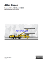 Atlas Copco Boomer E3 C, XE3 C and WE3 C Maintenance Manual