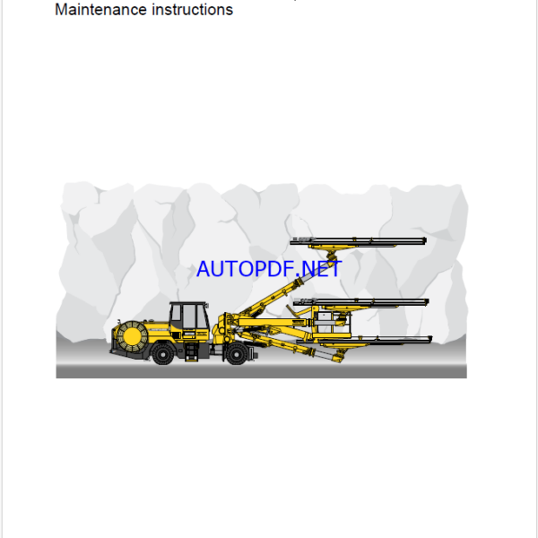 Atlas Copco Boomer E3 C, XE3 C and WE3 C Maintenance Manual