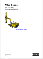 Atlas Copco ROC D5/7 RRC Maintenance Manual