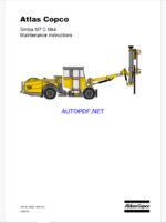 Atlas Copco Simba M7 C Mk4 Maintenance Manual