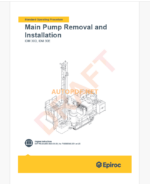 Epiroc IDM30 Blast Hole Drills Component Removal and Installation Instructions