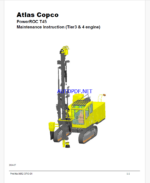 Atlas Copco PowerROC T45 Maintenance Manual