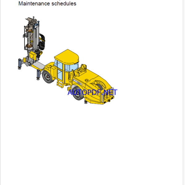 Atlas Copco Simba M6 C-ITH Maintenance Manual