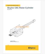 Epiroc Boyles C6C Component Removal and Installation Instructions