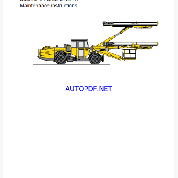 Atlas Copco Boomer L1 C/L2 C Mark4 Maintenance Manual