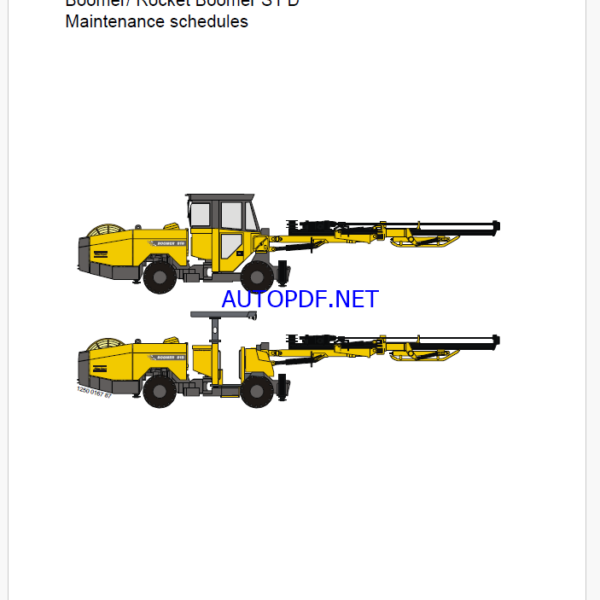 Atlas Copco Boomer/ Rocket Boomer S1 D Maintenance Manual