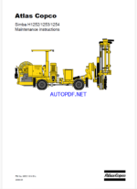 Atlas Copco Simba H1252/1253/1254 Maintenance Manual