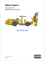 Atlas Copco Simba M4C-ITH Maintenance Manual