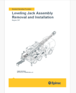 Epiroc Boyles C6T Component Removal and Installation Instructions