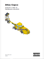 Atlas Copco Simba M7 C Mark VII Maintenance Manual