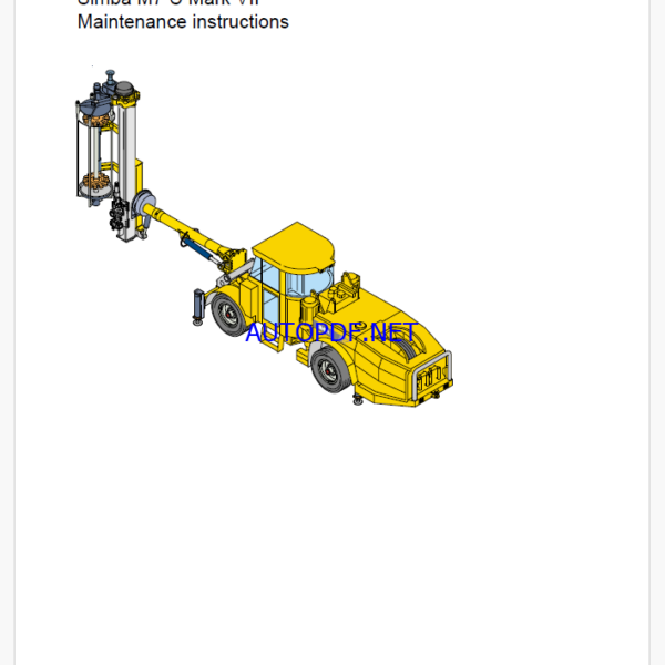 Atlas Copco Simba M7 C Mark VII Maintenance Manual