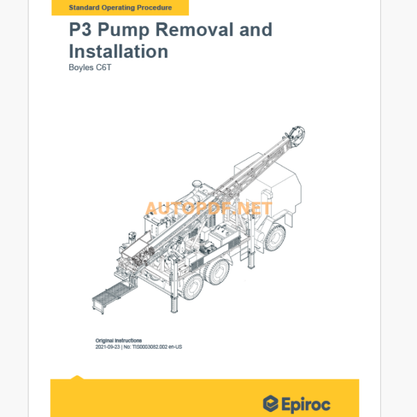 Epiroc Boyles C6T Component Removal and Installation Instructions