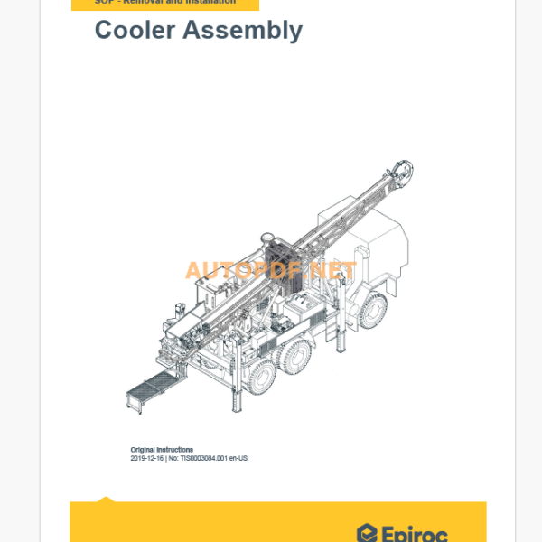 Epiroc Boyles C6T Component Removal and Installation Instructions