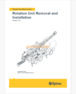 Epiroc Boyles C6T Component Removal and Installation Instructions