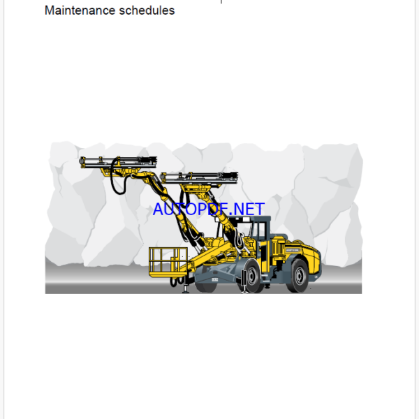 Atlas Copco Boomer L1 C and L2 C Mark VII Maintenance Manual