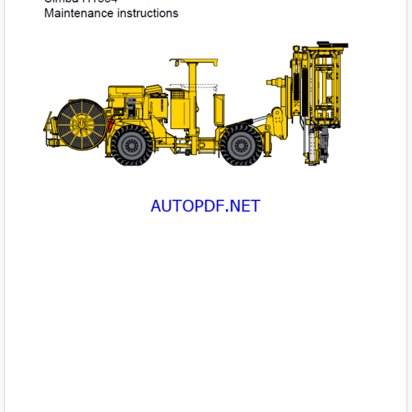 Atlas Copco Simba H1354 Maintenance Manual