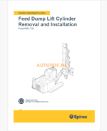 Epiroc PowerROC T35 Component Removal and Installation Instructions
