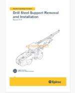 Epiroc Boomer S1 K Component Removal and Installation Instructions