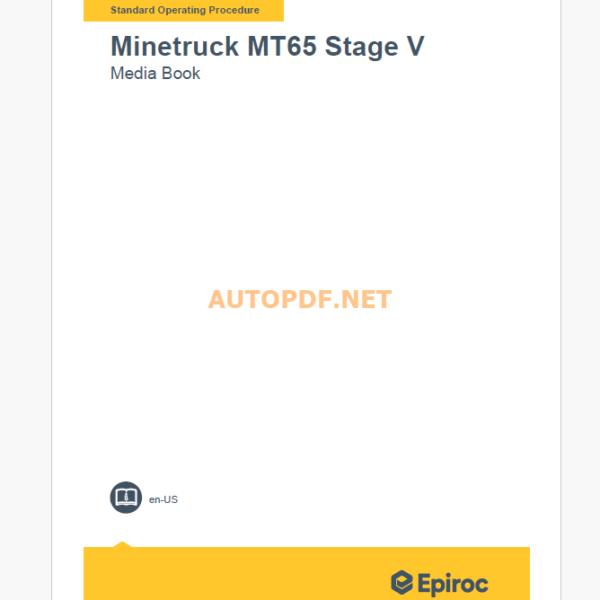 Epiroc Minetruck MT65 Stage 2 Component Removal and Installation Instructions