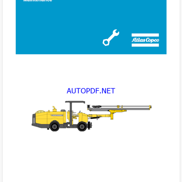 Atlas Copco Boomer T1 D Maintenance Manual