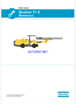 Atlas Copco Boomer T1 D Maintenance Manual