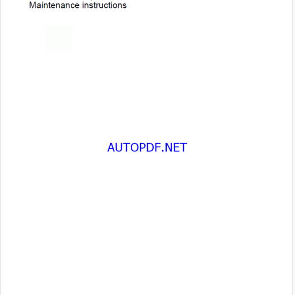 Atlas Copco GDE U6 Carrier Maintenance Manual