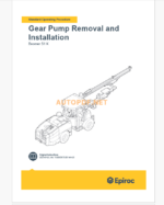 Epiroc Boomer S1 K Component Removal and Installation Instructions