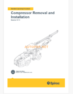 Epiroc Boomer S1 K Component Removal and Installation Instructions