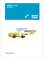 Atlas Copco SIMBA S7 D Maintenance Manual